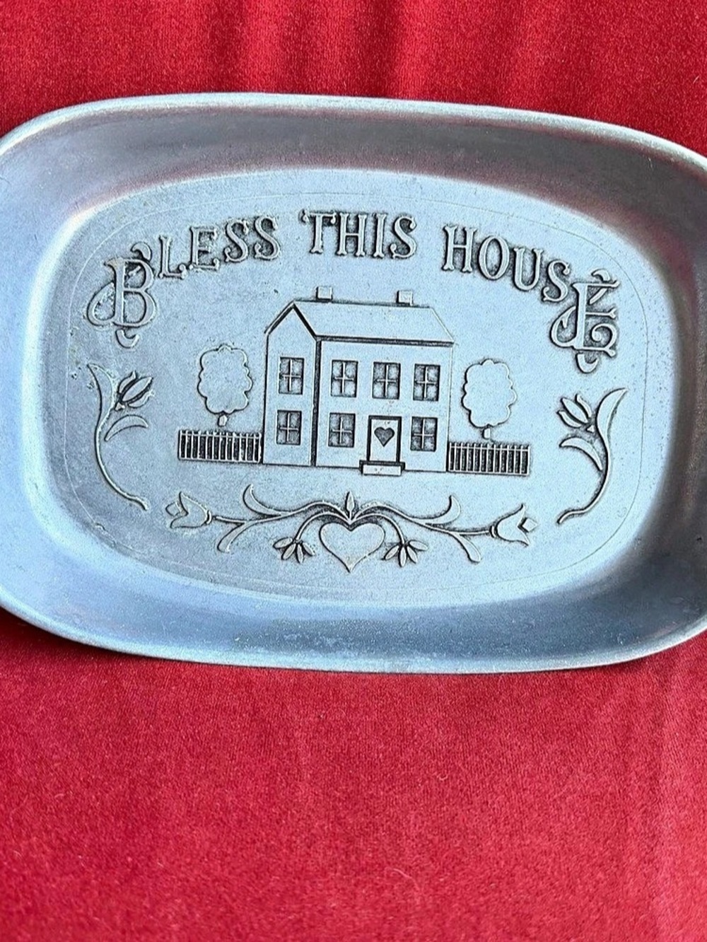 Wilton Bless This House Tray Silver